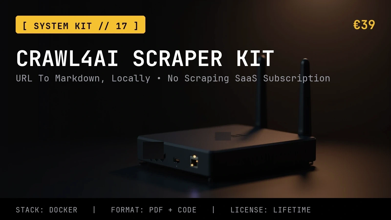 Crawl4AI Scraper Kit cover