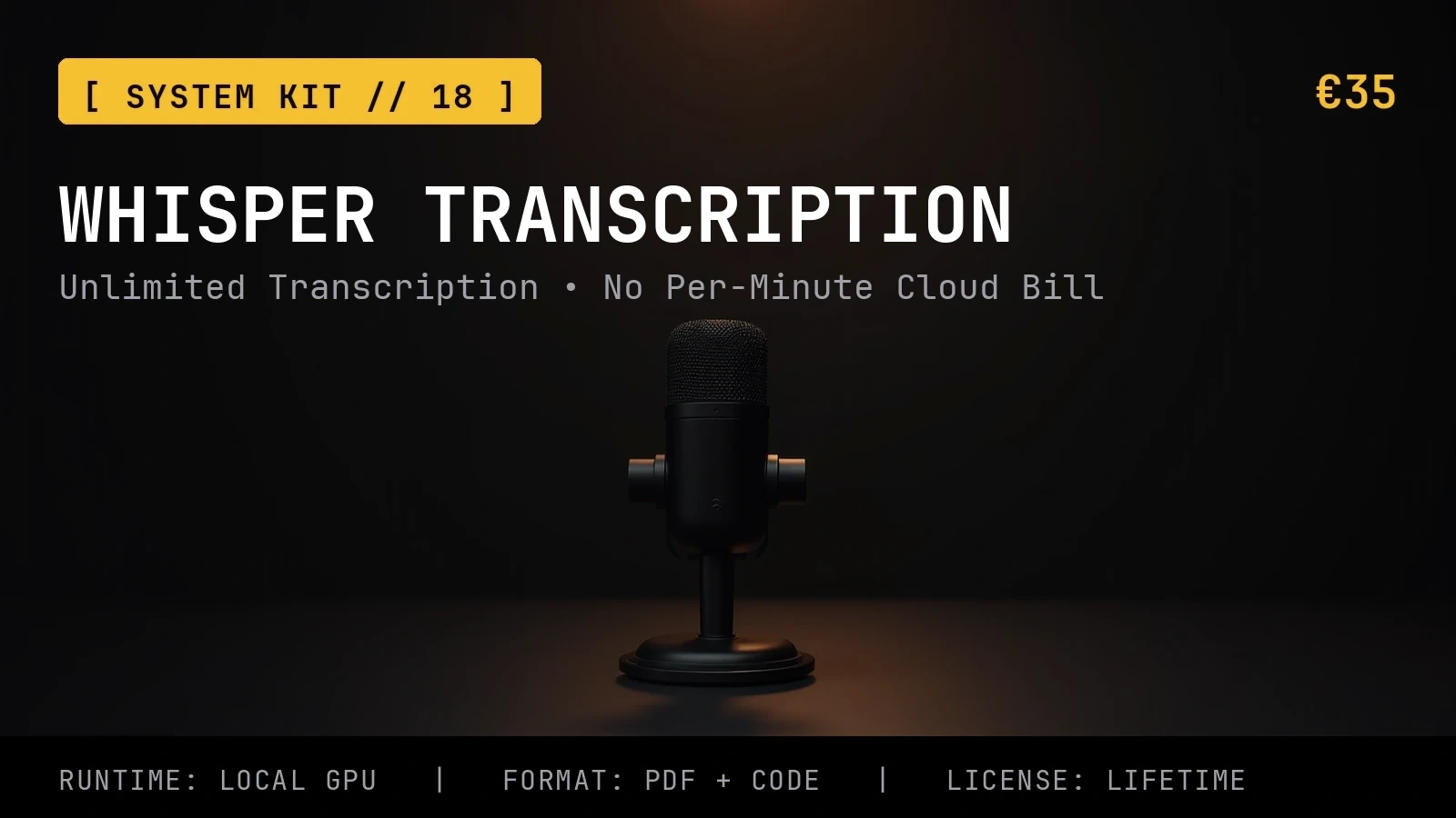 Whisper Transcription Kit cover