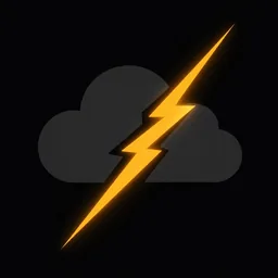 Zero Cloud Fees Slash Icon